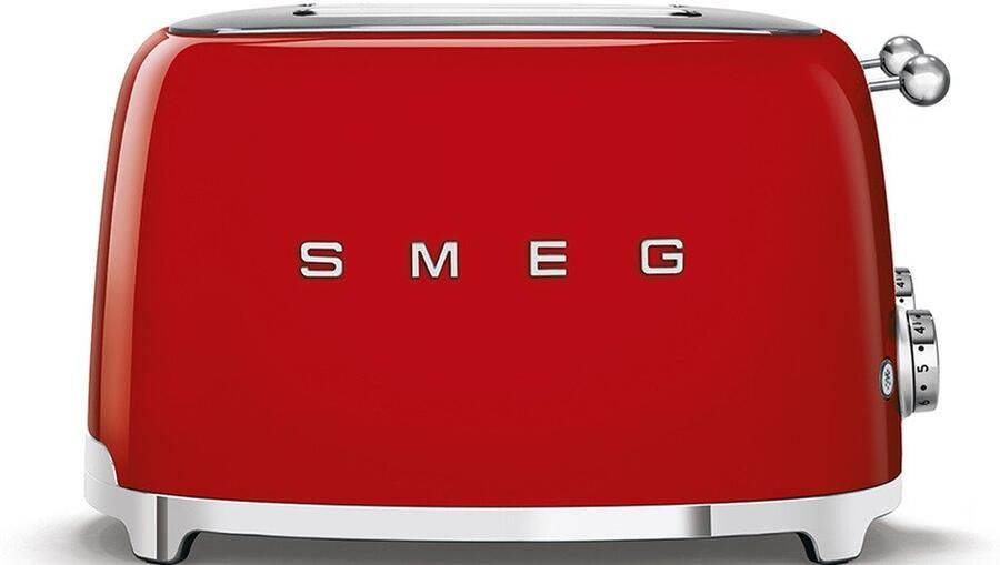 Smeg TSF03RDEU Broodrooster Rood 4x4 2000W 6 niveaus - Foto 2