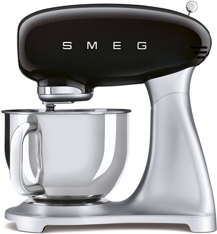 Smeg Keukenmachine 800 W zwart 4.8 liter SMF02BLEU