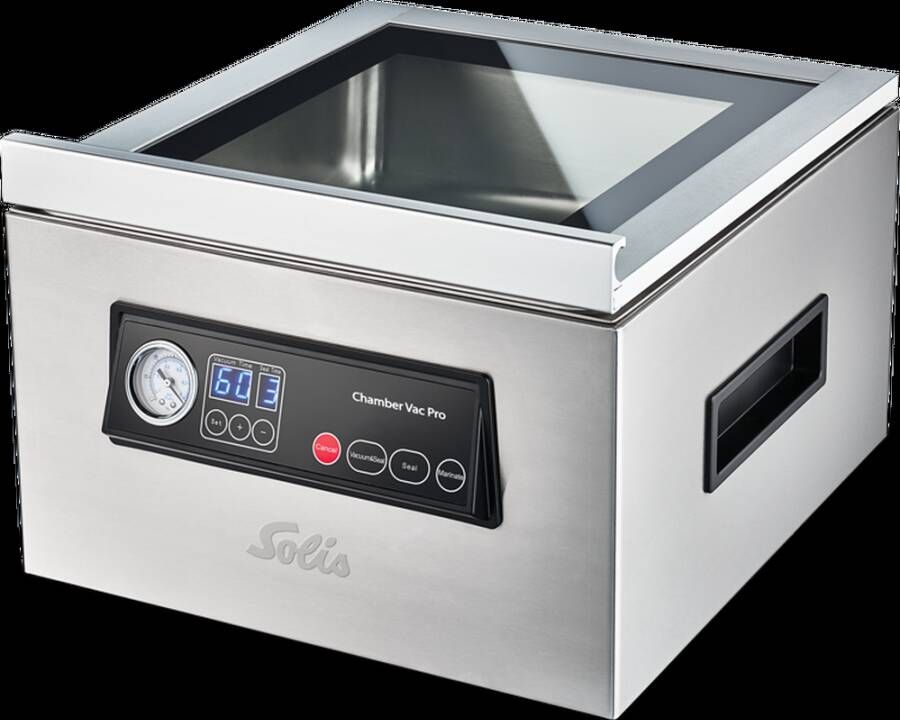 Solis Chamber Vac Pro 5702 Vacumeermachine Vacuümmachine met Marineerfunctie Geschikt voor Vloeistoffen Zilver - Foto 2
