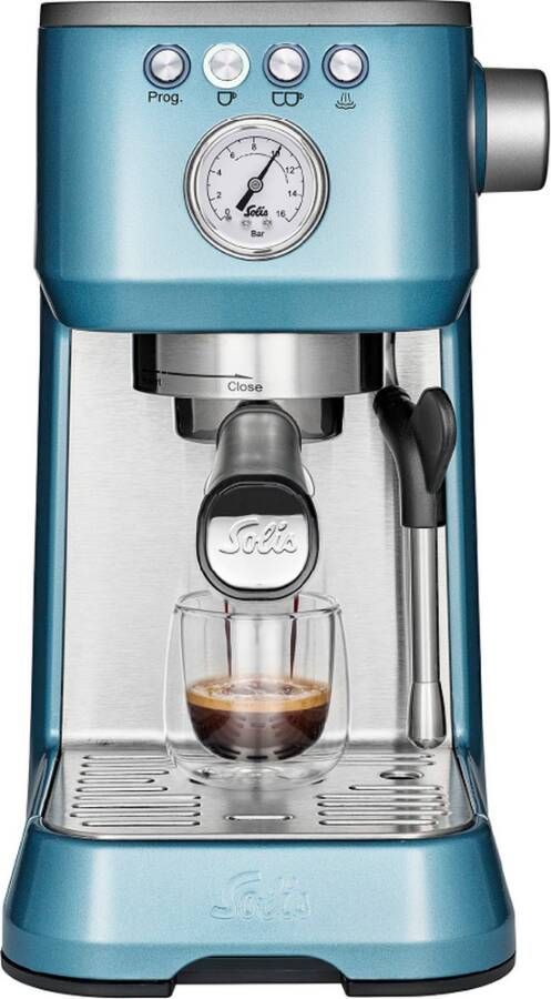 Solis Barista Perfetta Plus 1170 Espresso Promopack Pistonmachine + Accessoires Blauw - Foto 2