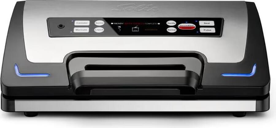 Solis Vac Wet & Dry Vacumeermachine Ook Geschikt voor Vloeistoffen 20 Liter per Minuut Vacuum Sealer Vacuummachine Zwart Grijs - Foto 2