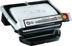 Tefal OptiGrill GC716D12 Contactgrill Inclusief wafelplaten