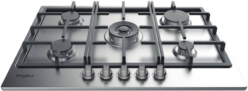 Whirlpool Kookplaat Gas TKRL761IX