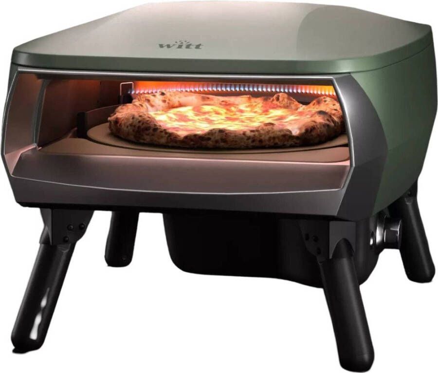 Witt Etna Rotante Piccolo Groen | Pizzaovens op gas | 5707582031433