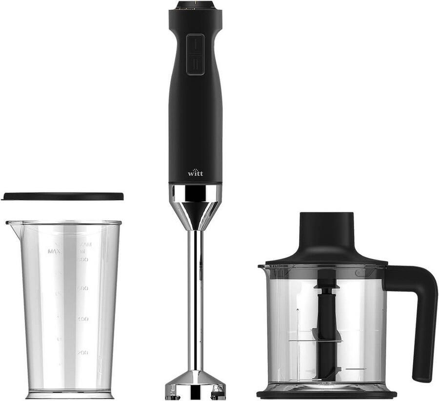 Witt Staafmixer Premium Zwart | Mixers | Keuken&Koken Keukenapparaten | 5707582997548