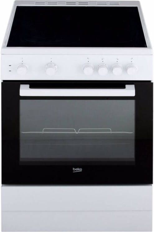 Beko Vitroker. Fornuis Fsm67010Gw | Vitrokeramische fornuizen | 8690842065644 - Foto 2
