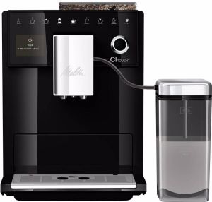 Melitta Volautomatisch koffiezetapparaat CI Touch F630-102 zwart Bedieningsplatform met touch & slide-functie fluisterstil maalwerk