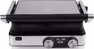 Princess 117310 Digital Grill Master Pro Contactgrill – 2 regelbare thermostaten – Digitaal bedieningspaneel