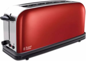 Russell Hobbs Colours Plus+ 21391-56 Extra lange Broodrooster Rood
