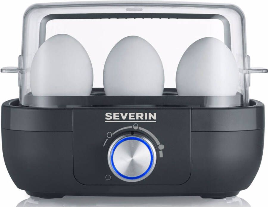 Severin EK 3166 Eierkoker Electrisch 6 eieren matt zwart - Foto 2