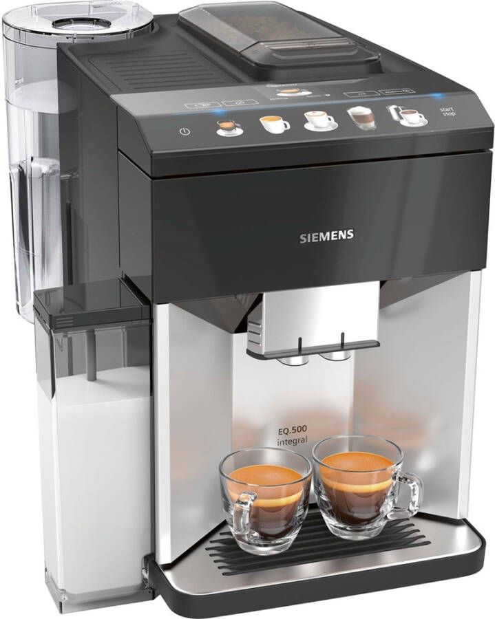Siemens EQ500 TQ503R01 Volautomatische espressomachine Zwart RVS