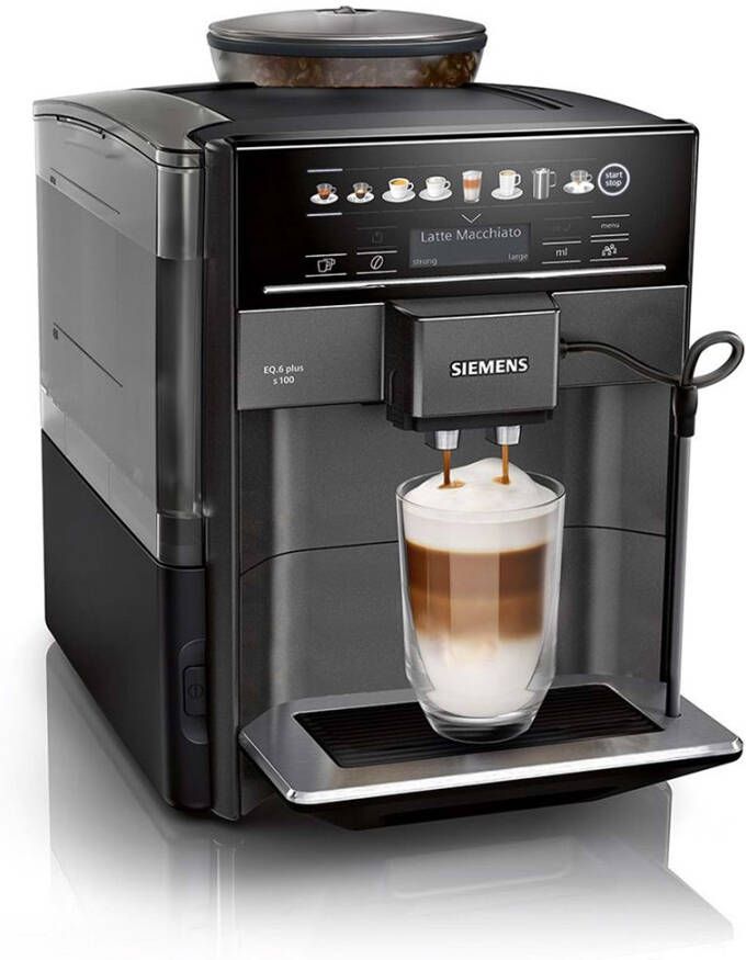 Siemens EQ6 Plus s100 TE651319RW Volautomatische espressomachine Antraciet grijs - Foto 2
