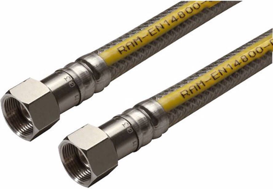 Raminex gasslang 150cm RVS Superflex Premium