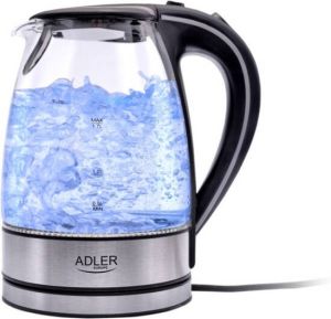 Adler Ad 1225 Glazen Waterkoker Met Led Licht 1.7 Liter