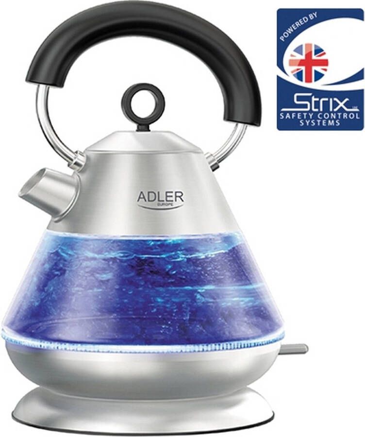 Adler Top Choice Waterkoker Glas 1.5 Liter Syrix