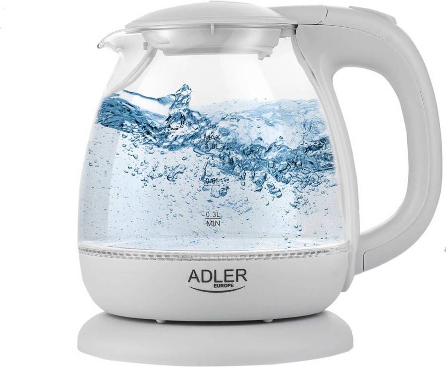 Adler Top Choice Waterkoker grijs 1100 watt 1 liter