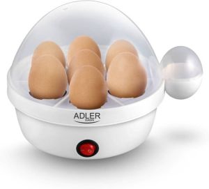 Adler Eierkoker electrisch Geschikt voor 7 eieren RVS