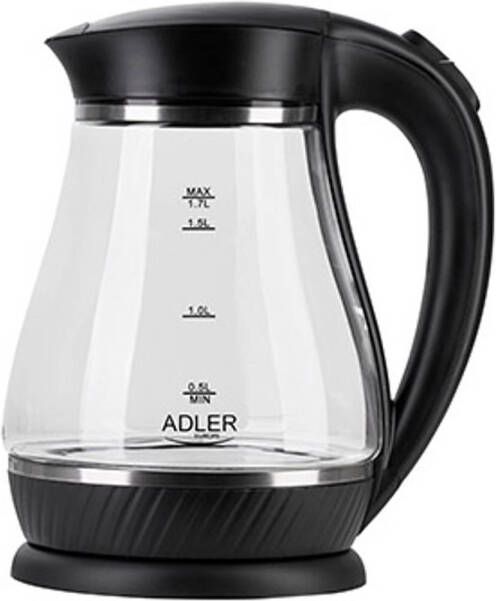 Adler AD1274b Waterkoker zwart 1.7 liter