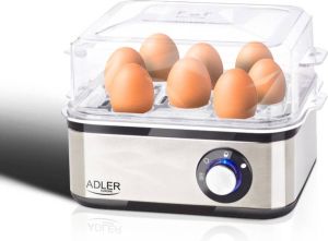 Adler Eierkoker Electrisch Geschikt Voor 8 Eieren Rvs