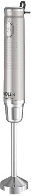 Adler Top Choice Staafmixer – Stick blender – 300 Watt – Grijs – RVS