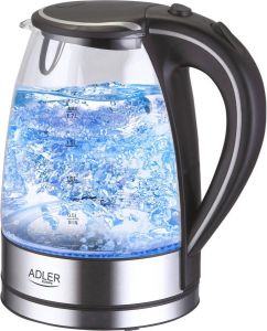 Adler Top Choice Waterkoker met Led verlichting 1 7 liter