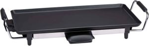 Alpina Teppanyaki Grillplaat 48 x 28 CM 230V 2000W Zwart