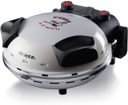 Ariete 0917 00 PIZZA IN 4 'MINUTES pizzaoven 1200W timer tot 400°C wit - Foto 1