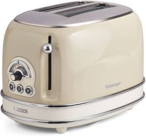 Ariete Broodrooster Vintage Retro (2 Sleuven) Beige