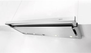Art en Craft Novy 692 uitschuifkap 90 cm inox