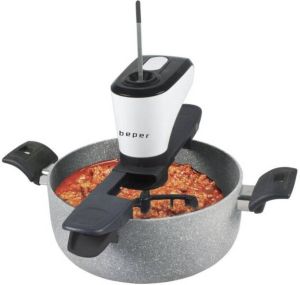 Beper BP.961 Automatische oplaadbare mixer op pannen te plaatsen
