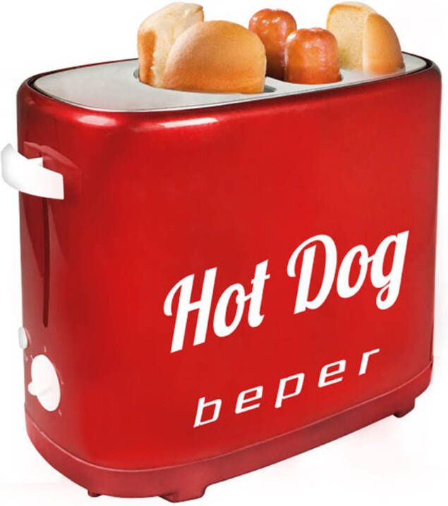 Beper BT.150Y Hotdog Maker Hotdog Machine Hotdog Grill Hotdog Cooker Hotdog Roller 750W