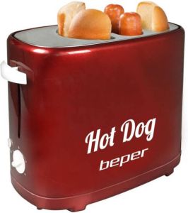 Beper BT.150Y Hotdog maker Rood
