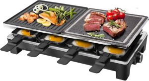 BES LED Gourmetstel Aigi Rely Steengrill 1500 Watt Zwart