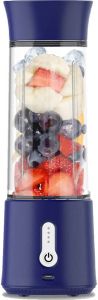 BES LED Smoothie Maker Portable Innovigo Blender To Go Portable Blender Draagbare Blender 0.5 Liter Draadloos USB-C Oplaadbaar Roze