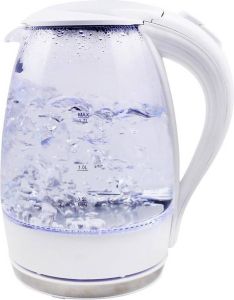 BES LED Waterkoker Aigi Adena LED Verlichting 1.7 Liter 2200 Watt Wit Glas