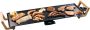 Bestron elektrische XL Grillplaat voor 6 Personen Teppanyaki Bakplaat met antiaanbaklaag & bamboe handgrepen in aziatisch design 1800W zwart - Thumbnail 1