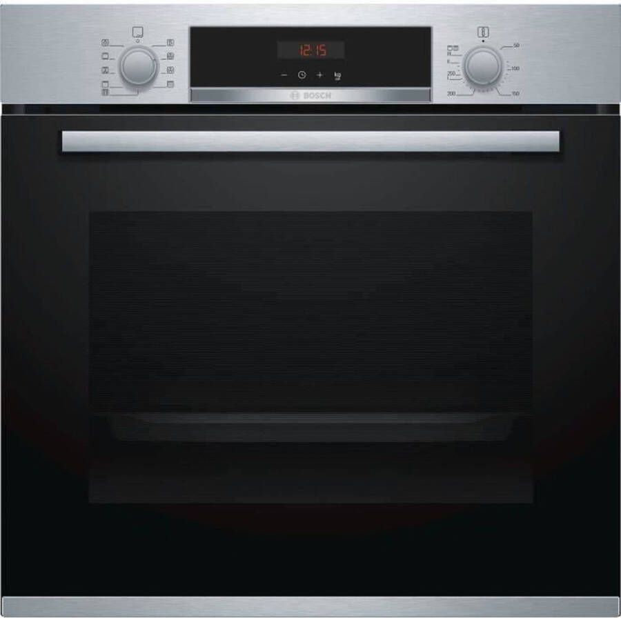 Bosch HBA573BR0 Ingebouwde elektrische oven Geforceerde lucht 3D + 71L Pyrolyse A Inox - Foto 1