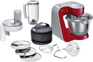 BOSCH Keukenmachine MUM5 CreationLine MUM58720 veelzijdig te gebruiken continu rasp- en snijapparaat 3 raspschijven mixer