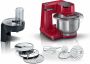 BOSCH Keukenmachine MUMS2ER01 MUM serie 2 3 8 l-kom continu rasp- en snijapparaat inclusief 3 schijven patisserieset - Thumbnail 1