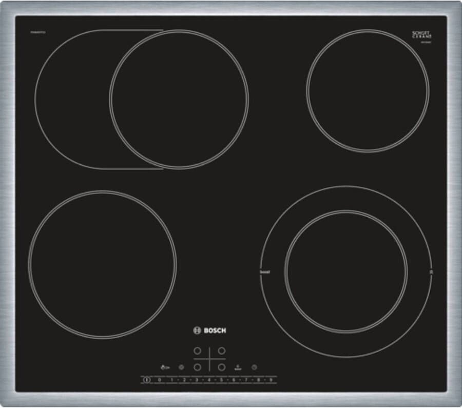 Bosch Serie 6 PKN645FP1E kookplaat Zwart Ingebouwd Keramisch 4 zone(s) - Foto 1