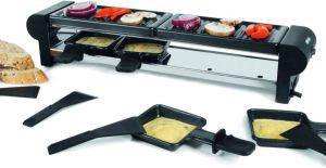 Boska Raclette Maxi 220V voor Smelten en Grillen 4 Personen Zwart