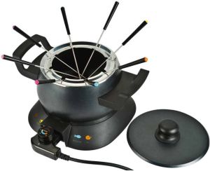 Bourgini Classic Fondue Deluxe 8 Fonduevorkjes Instelbare Temperatuur