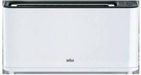 Braun Broodrooster HT3100WH 1000W Wit Zwart Ziverachtig