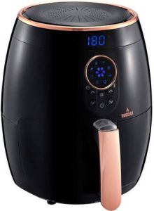 Buccan Airfryer 3.2 Liter Hetelucht Friteuse Zwart Met Roségoud