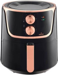 Buccan – 5 liter – Hetelucht friteuse Rose gold Zwart