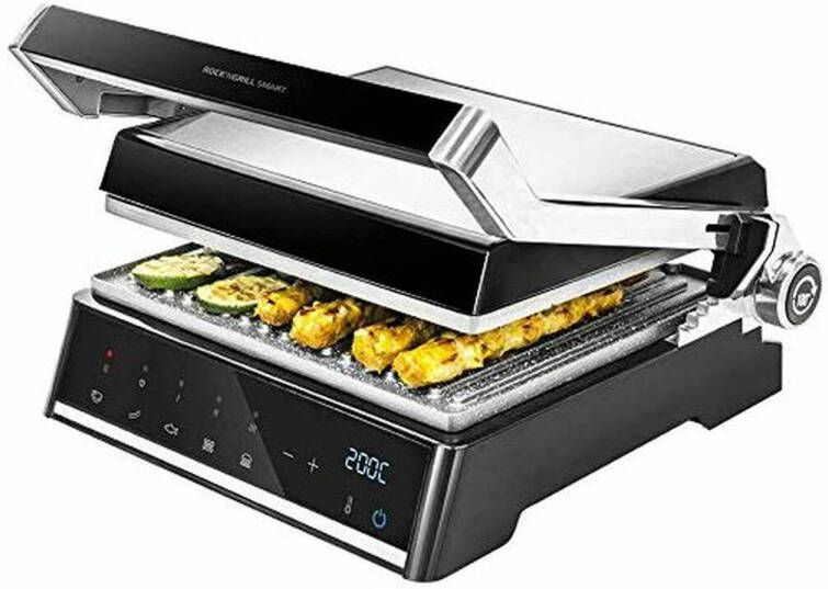 Cecotec Contactgrillstand Rock&apos;nGrill Smart 2000W Zwart Roestvrij staal