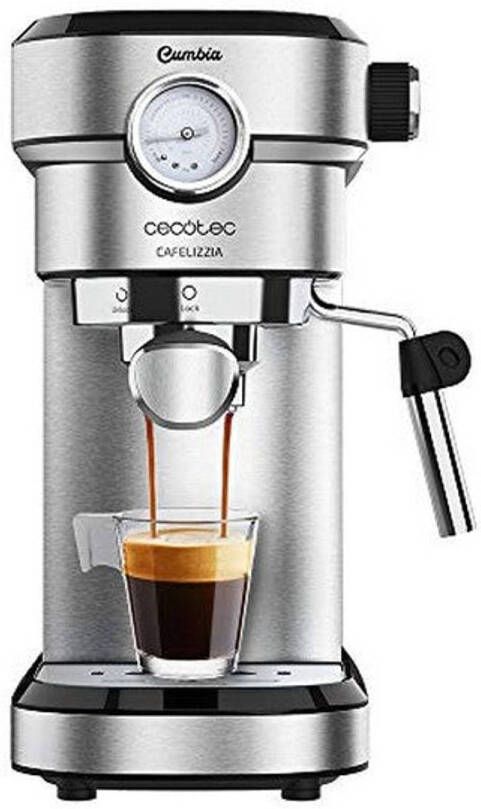 Cecotec Espressomachine Cafelizzia 790 Steel Pro. 1350 W Voor espresso en cappuccino Snelle opwarming door Thermoblock 20 bar