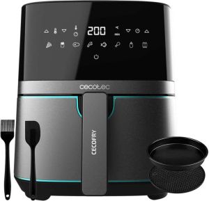 Cecotec Heteluchtfriteuse 5 L Cecofry Full InoxBlack 5500 Pro ACCESORIOS. 1700 W compact en digitaal dieet friteuse roestvr
