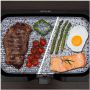 Cecotec Grill Rock and Water 3000 Twin 2200W 2200 W - Thumbnail 1