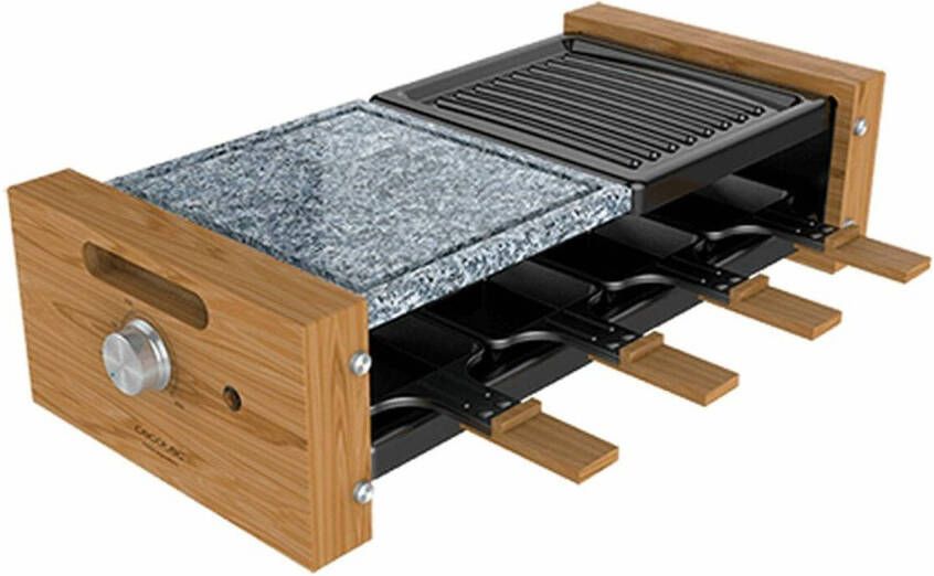 Cecotec Grilplaat Cheese&Grill 8400 Wood MixGrill 1200 W